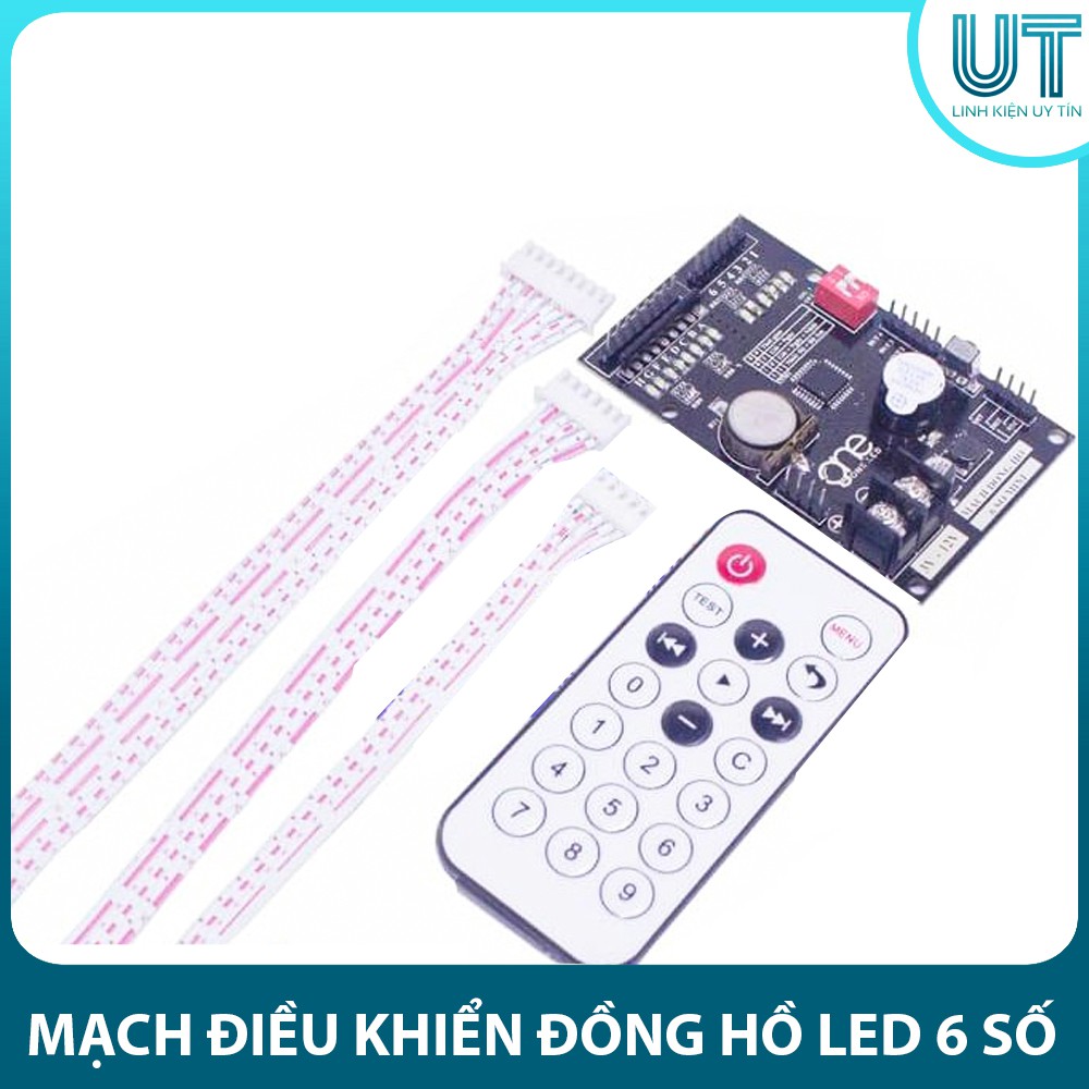 Mạch Làm Đồng Hồ LED  6 Số Mini OT0001