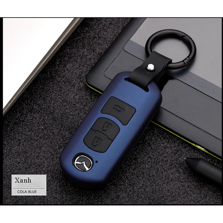 Vỏ ốp vân carbon dành cho chìa khóa ô tô Mazda CX5 3 6