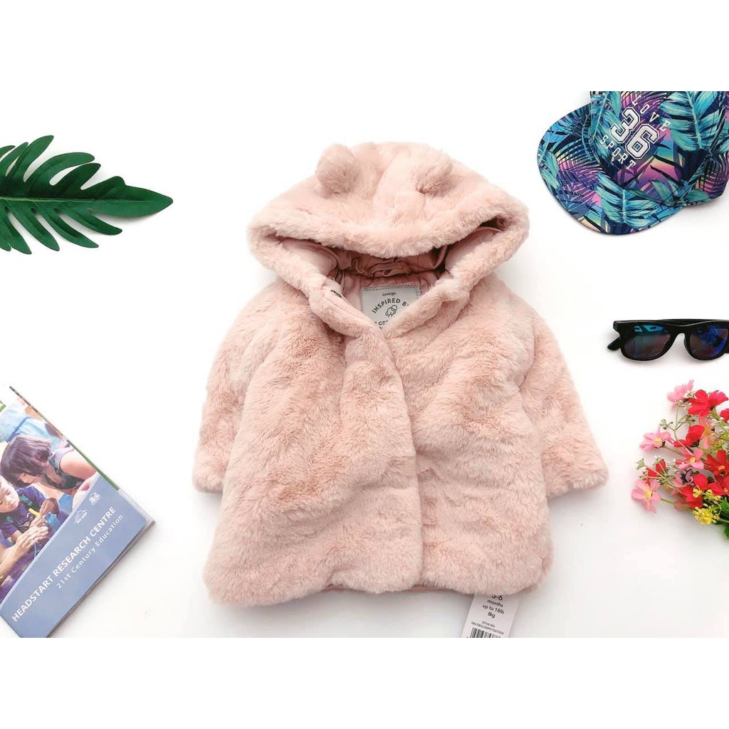 Áo khoác lông GEORGE kid cực dễ thương cho bé yêu