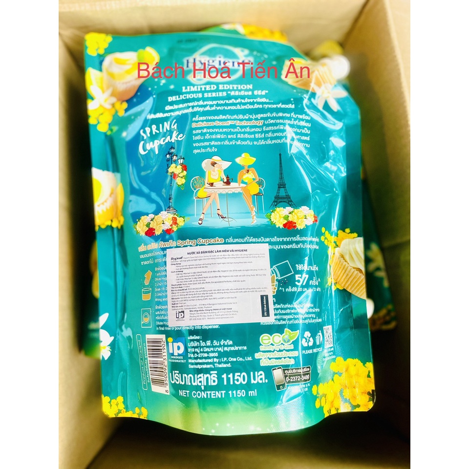 Nước xả vải đậm đặt Thái lan Hygiene expert care 1150 ml