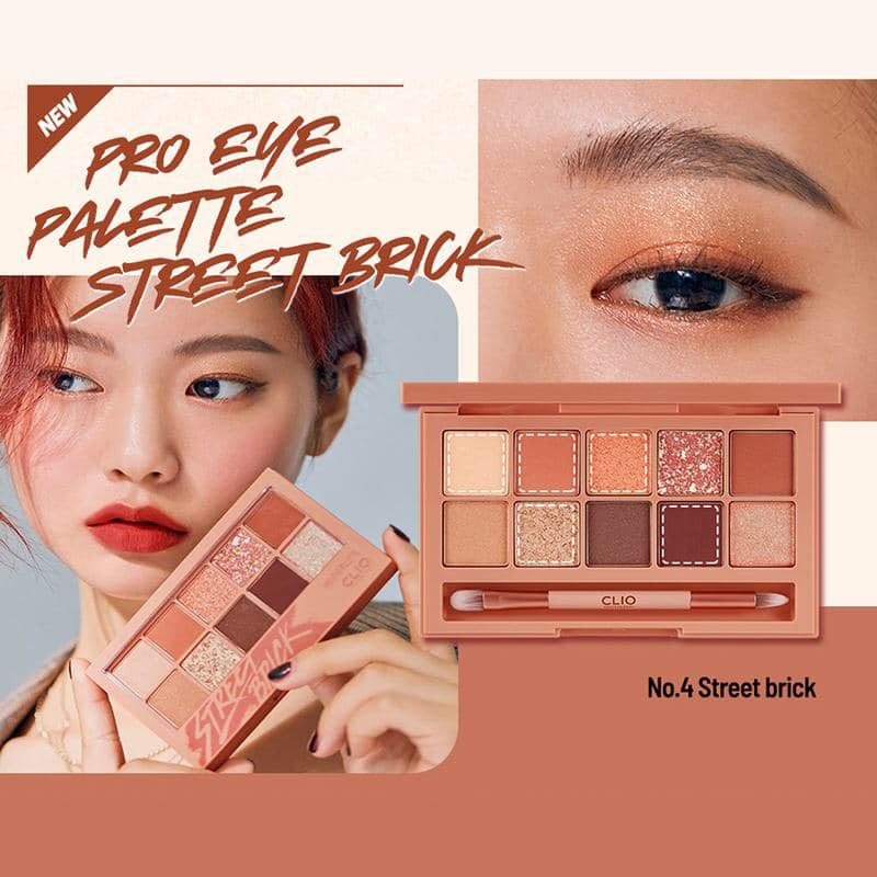 Bảng Phấn Mắt Clio Simply Pink Pro Eye Palette 10 ô