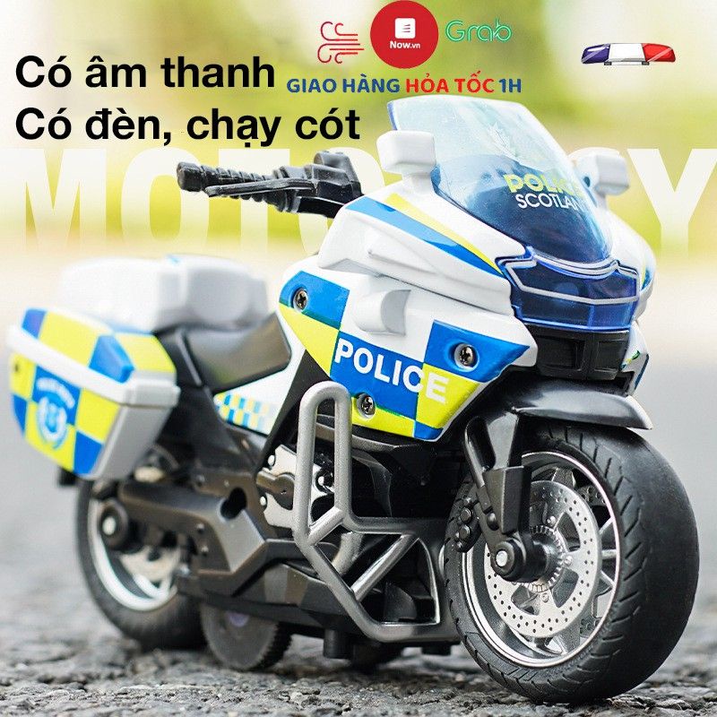 ĐỒ CHƠI XE CẢNH SÁT HỢP KIM TỈ LỆ 1 :14