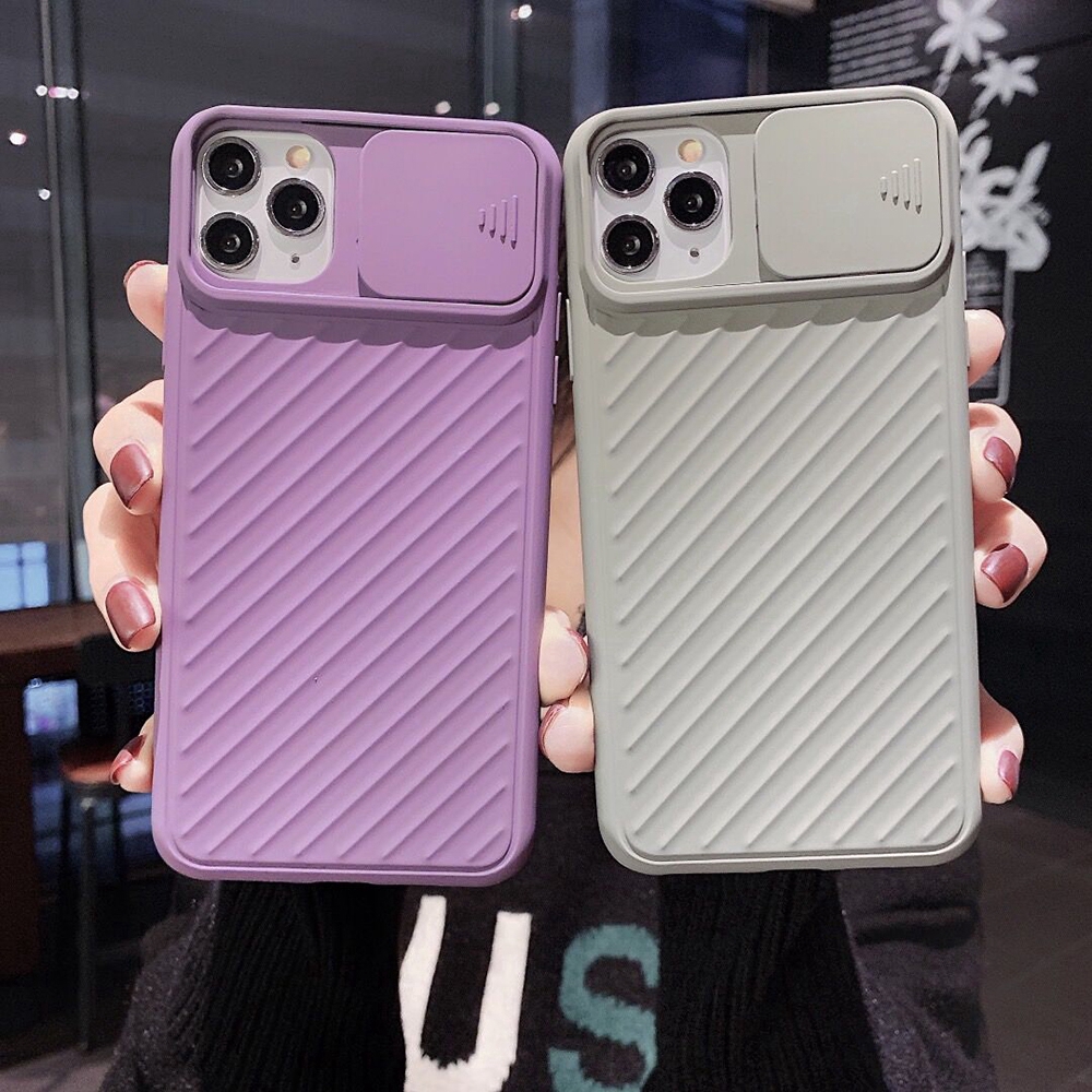 Ốp điện thoại có nắp trượt bảo vệ camera dành cho iPhone 11 Pro Max XR XS Max X 8 7 6 6S Plus 11 Pro | BigBuy360 - bigbuy360.vn