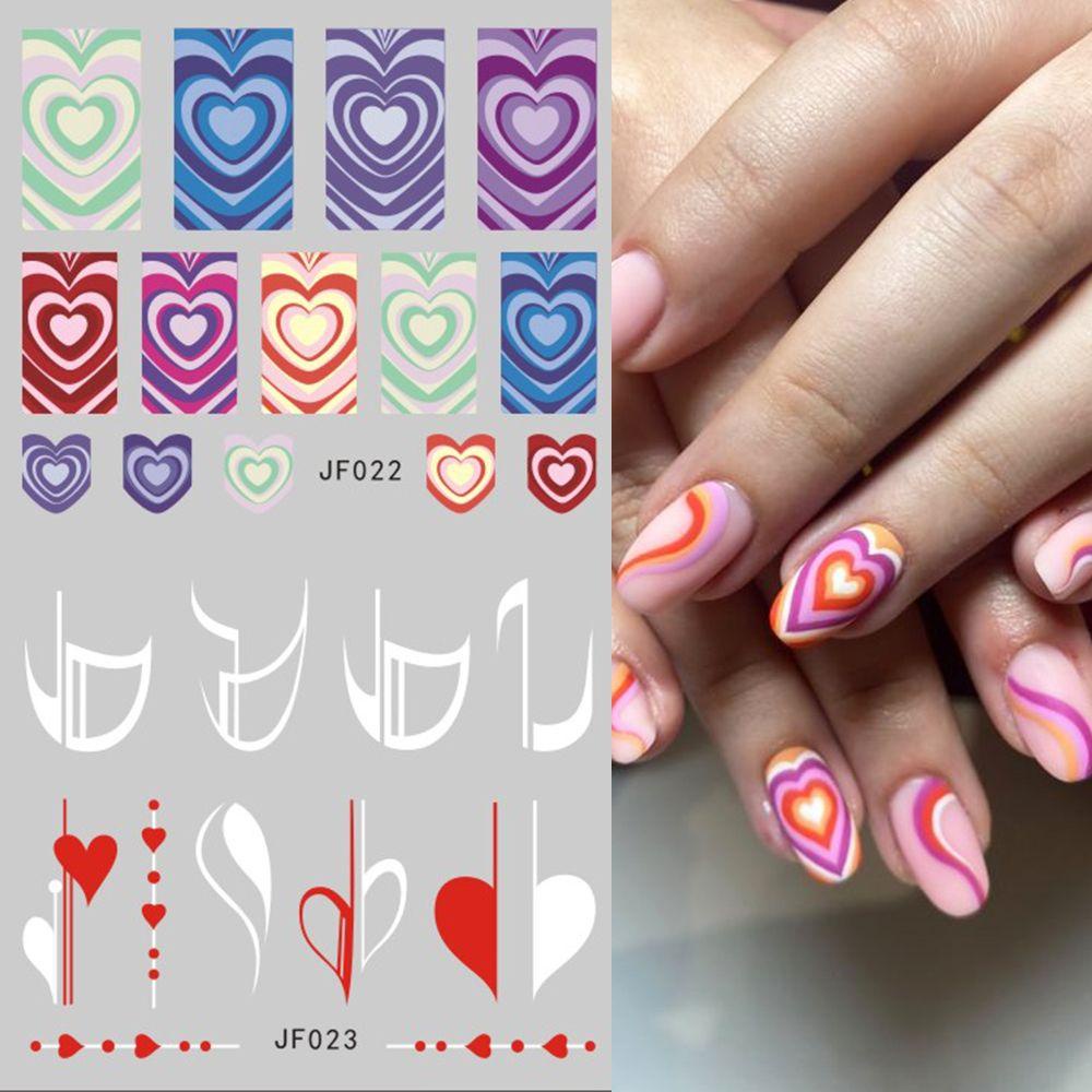 Miếng Dán Trang Trí Móng Tay 3D Thời Trang Tự Dính Độc Đáo