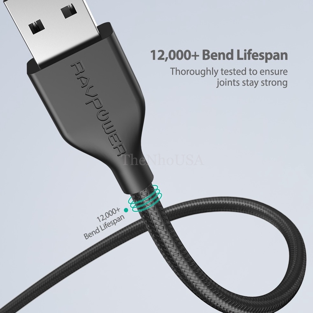 Cáp sạc nhanh 3 in 1 RAVPower RP - CB021 - Type C - L - Micro USB