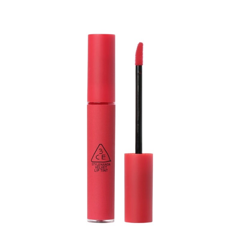 Son 3CE Velvet Lip Tint mịn lì như nhung màu Absorbed - Màu Đỏ Hồng