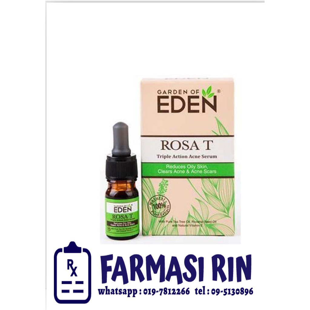 Garden Of Eden Rosa T Triple Action Acne Serum 5ml