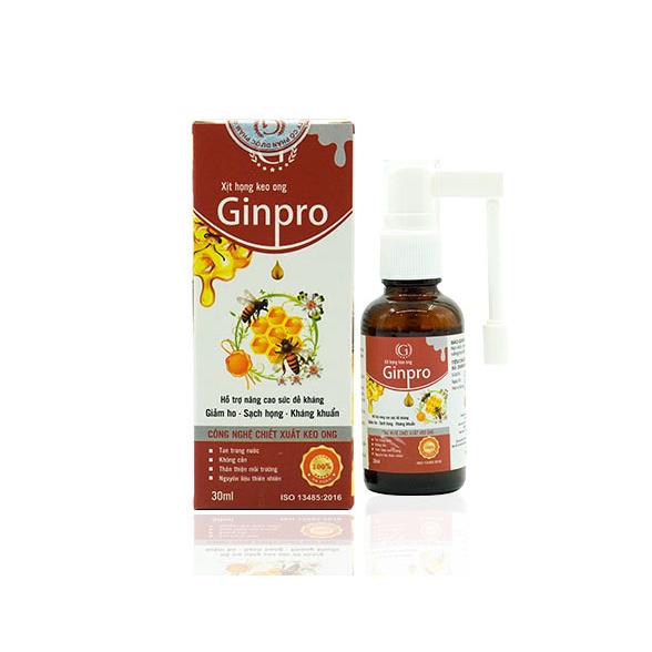 Xịt họng keo ong GINPRO