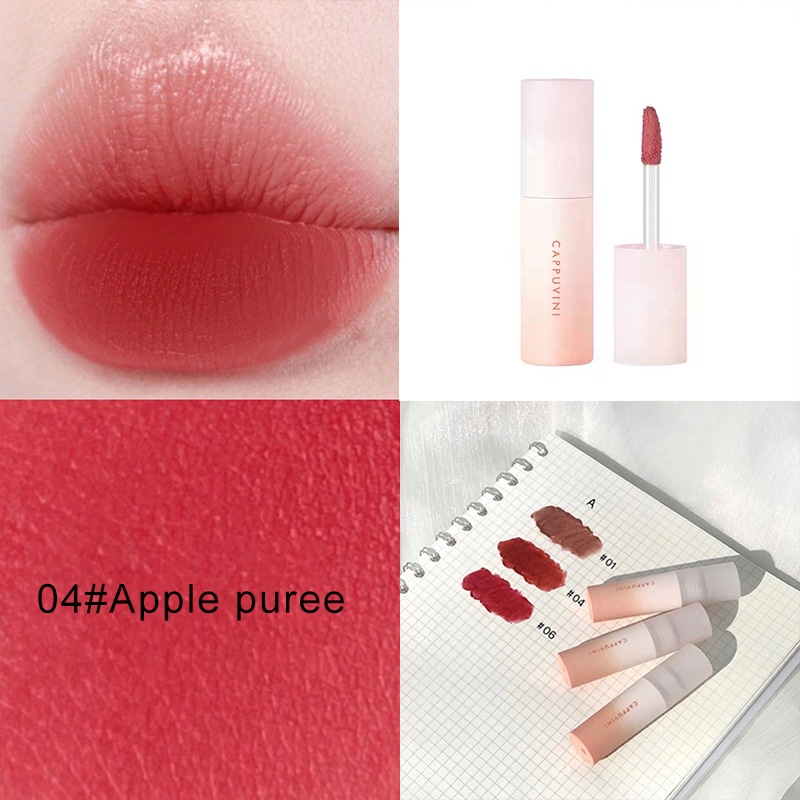 cây son kem lì Cappuvini lâu trôi mềm mượt không gây khô môi (có bán lẻ)