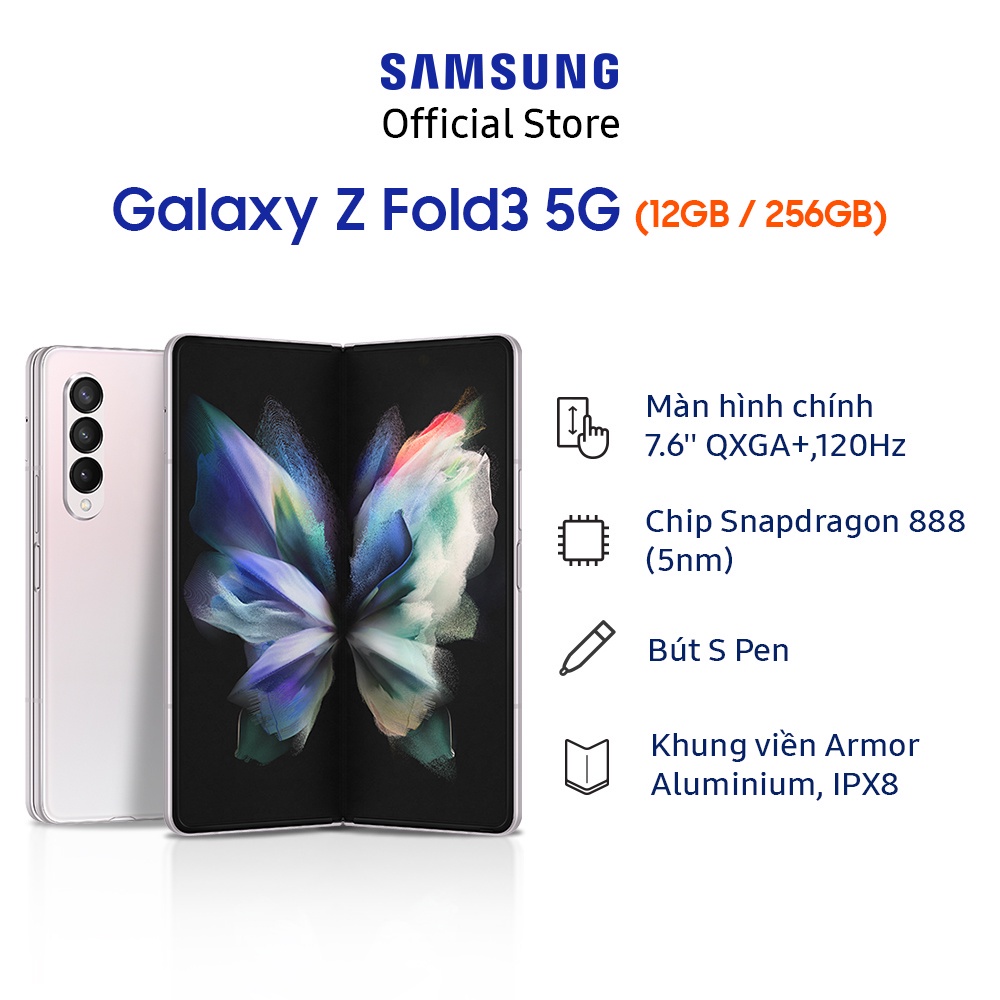 Điện Thoại Samsung Galaxy Z Fold3 5G Hàng Chính Hãng