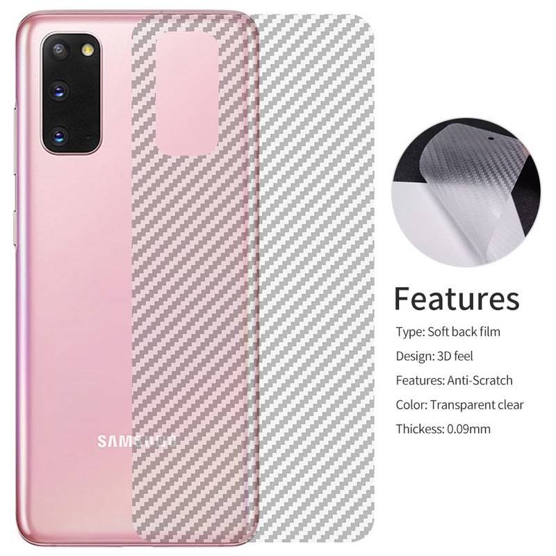 Miếng dán CARBON cho Samsung Galaxy S10 S9 S8 S7 S6 Edge Plus S10e Note 10 8 9