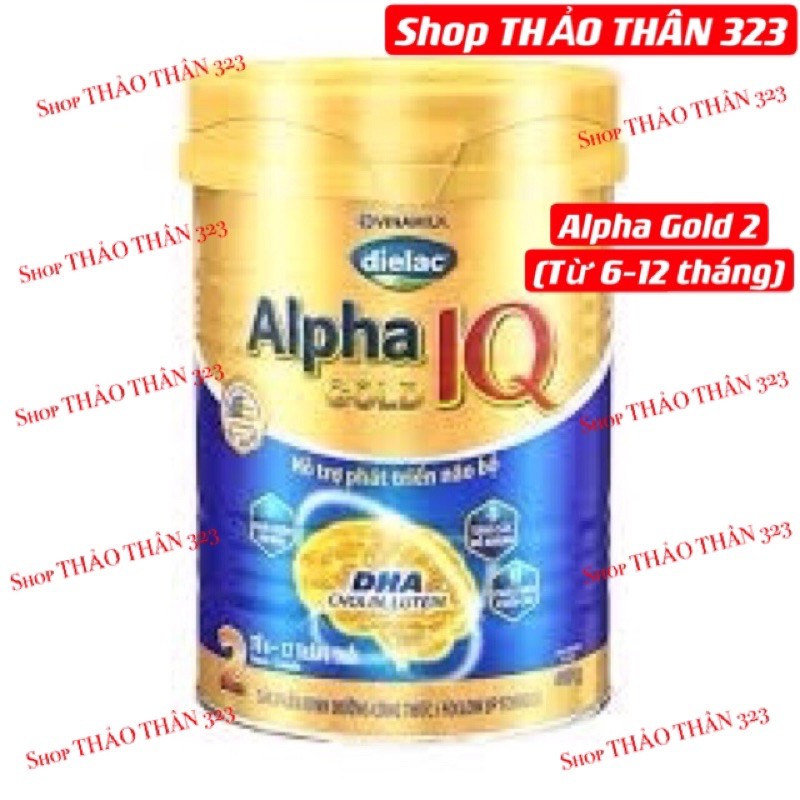 Sữa Dielac Alpha Gold IQ 1,2,3,4 Lon 900gram