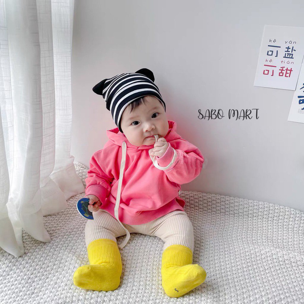 Mũ Cotton Tai Chuột Mickeyy Cho Bé Trai Bé Gái 3-18 Tháng Hàng Quảng Châu Siêu Đẹp - SABOMART
