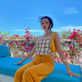ÁO YẾM HAI DÂY THẮT NƠ