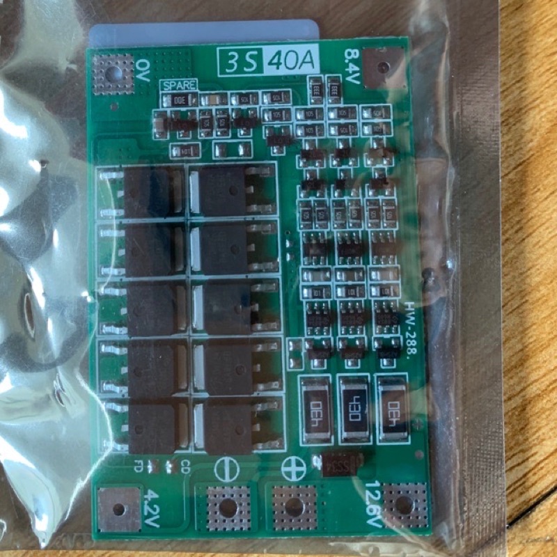 Mạch Sạc 3S-12.6V, 40A Baoance -  Sạc, xả, Cân bằng và bảo vệ pin Li-on 3.7v