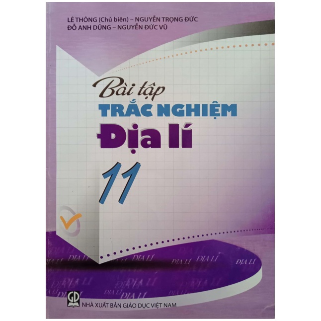 Sách Bài Tập Trắc Nghiệm Địa Lí 11