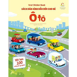 Sách - First sticker book - Sách dán hình đầu đời cho bé ( Trọn bộ 6 cuốn)