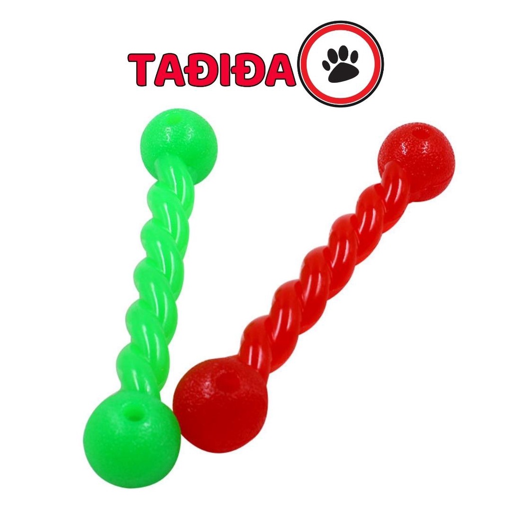 Đồ chơi Chó Gậy cuộn gặm sạch răng cao su siêu bền - Tadida Pet