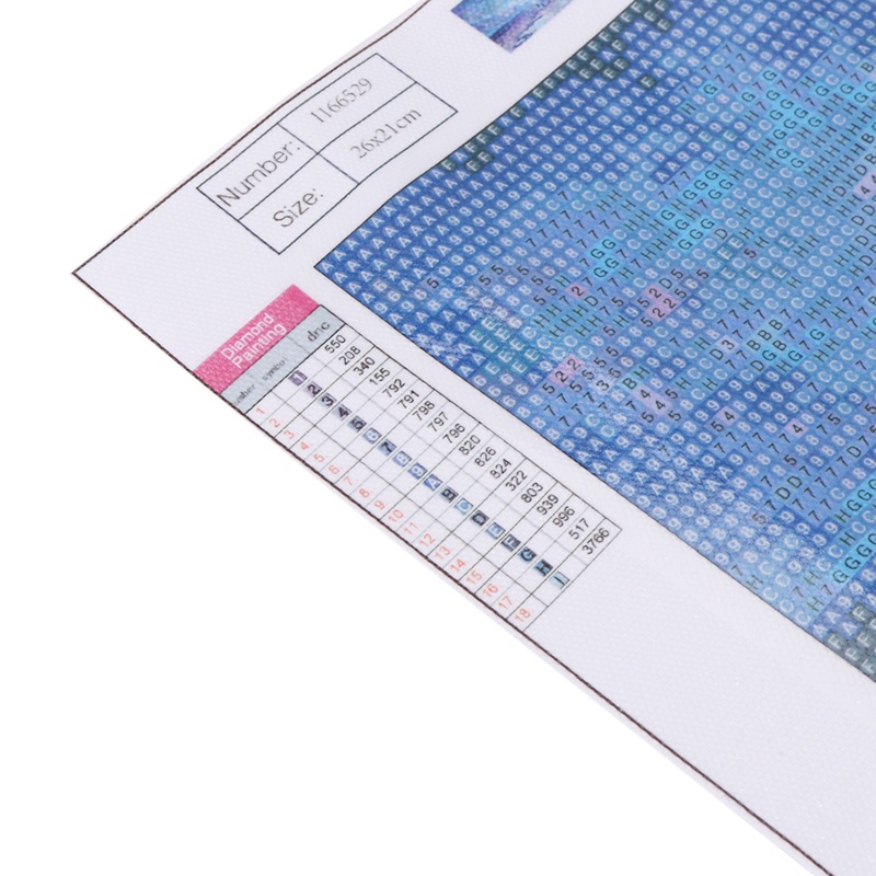 Tranh kim cương 5D DIY Phong cảnh Tình yêu bầu trời Kim cương Thêu chữ thập Khâu trang trí nội thất Quà tặng 20x25cm