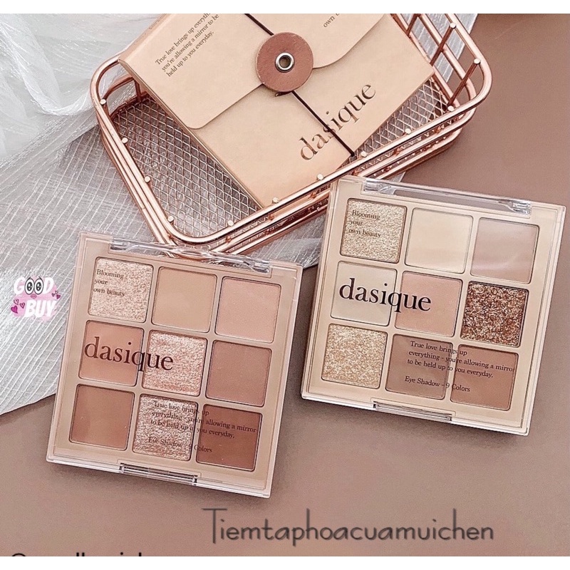 Bảng Phấn Mắt 9 Màu Xinh Xắn Dasique Shadow Palette 7g