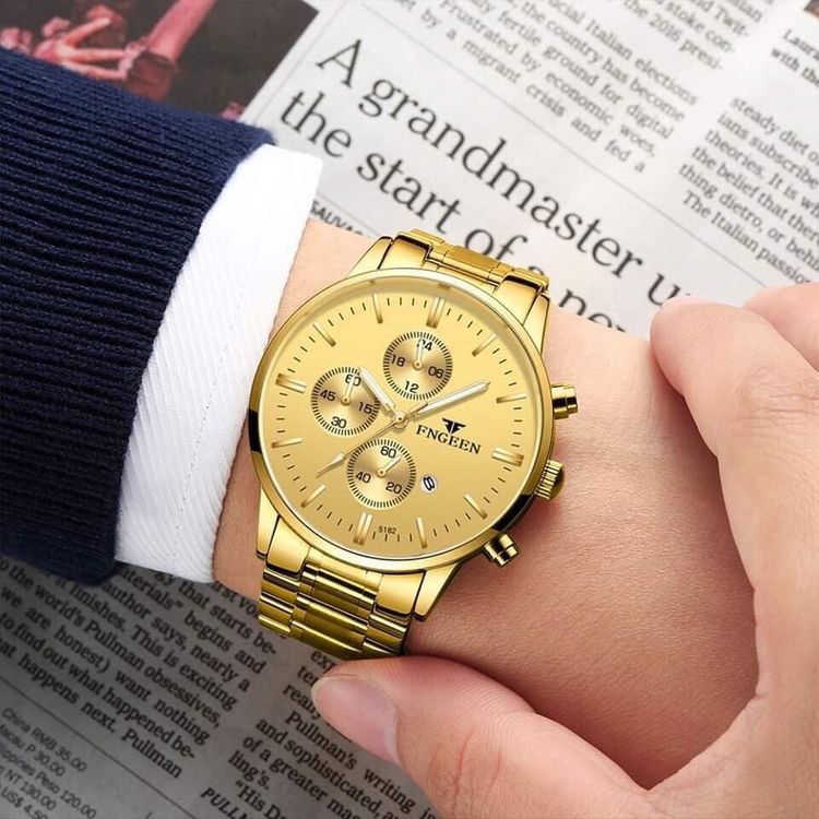 Đồng hồ nam FNGEEN 5027 Chống nước chống xước, quai thép đúc không gỉ - Mặt Kính Sapphire . Bảo hành 12 tháng | BigBuy360 - bigbuy360.vn