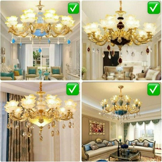 Đèn chùm ALISTA phong cách Châu Âu hiện đại cao cấp loại 15 tay đẹp long lanh - Tặng kèm bóng led cao cấp