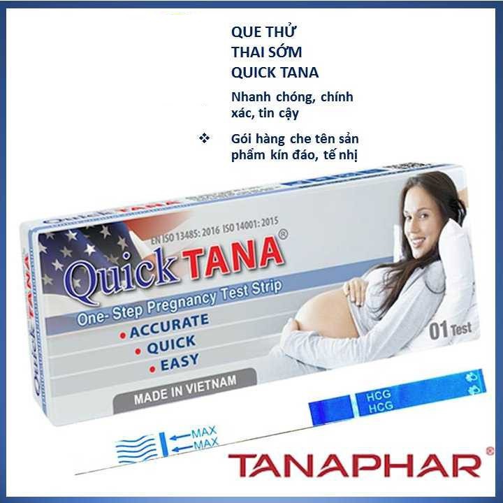 Que thử thai QuickTana 5mm phát hiện thai sớm,chính xác - Dụng cụ phát