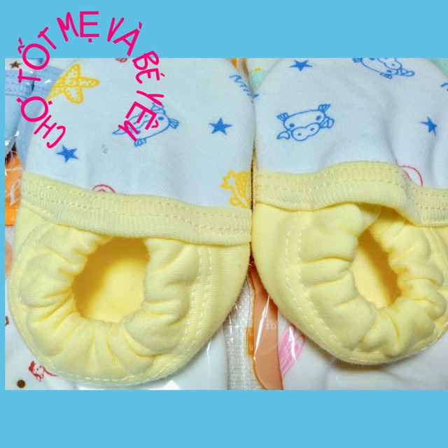 GIÀY VẢI CHO BÉ SƠ SINH-7KG COTTON CAO CẤP