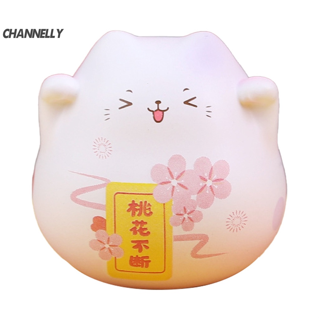 Tượng chú mèo dễ thương tùy chọn màu sắc dùng trang trí