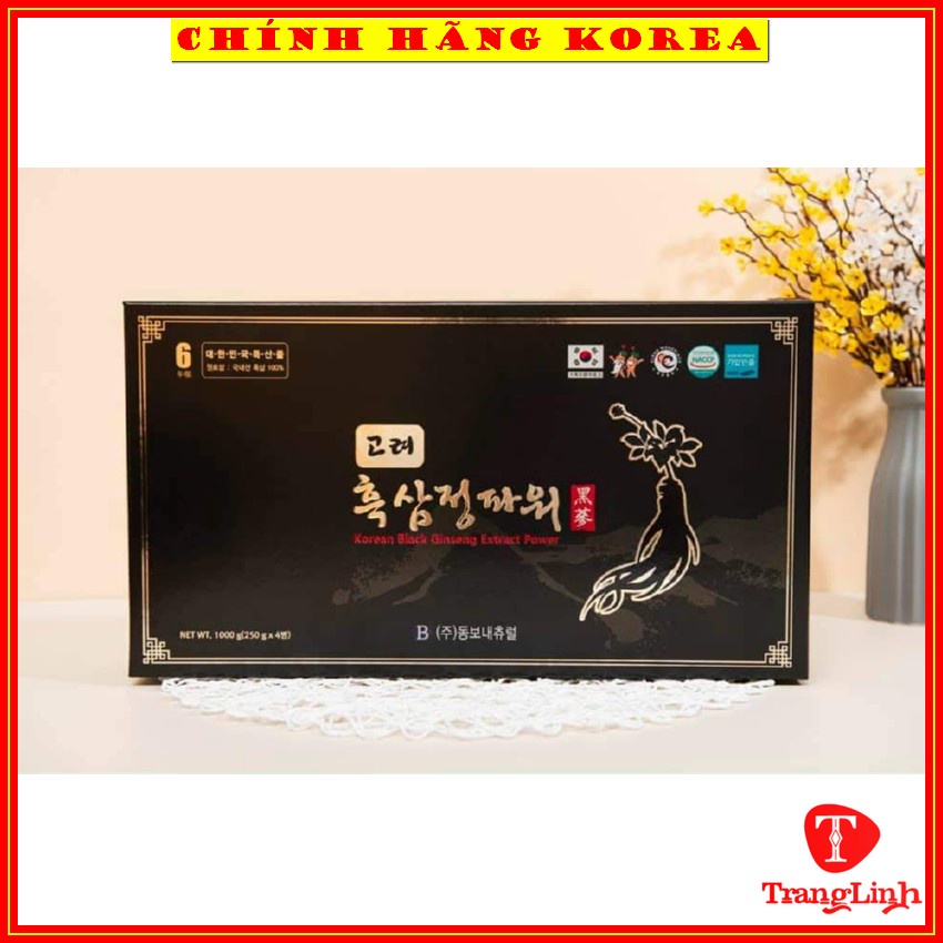 Cao hắc sâm hàn quốc Dongbo thượng hạng, hộp 4 lọ - Cao sâm hàn quốc - Tăng đề kháng, phòng ung thư - tranglinhkorea