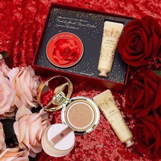 SET PHẤN NƯỚC OHUI HOA HỒNG ĐỎ