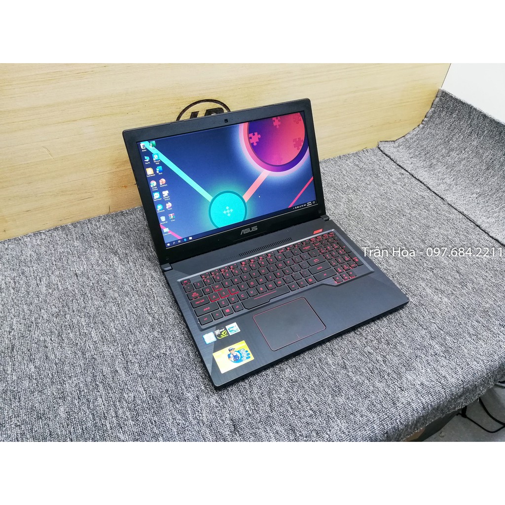 [Laptop chơi Game] - Asus FX503VD - Core i5 7300HQ, ram 8GB, ổ SSD 240GB, GTX 1050, Màn hình 15.6 FullHD, LED phím.