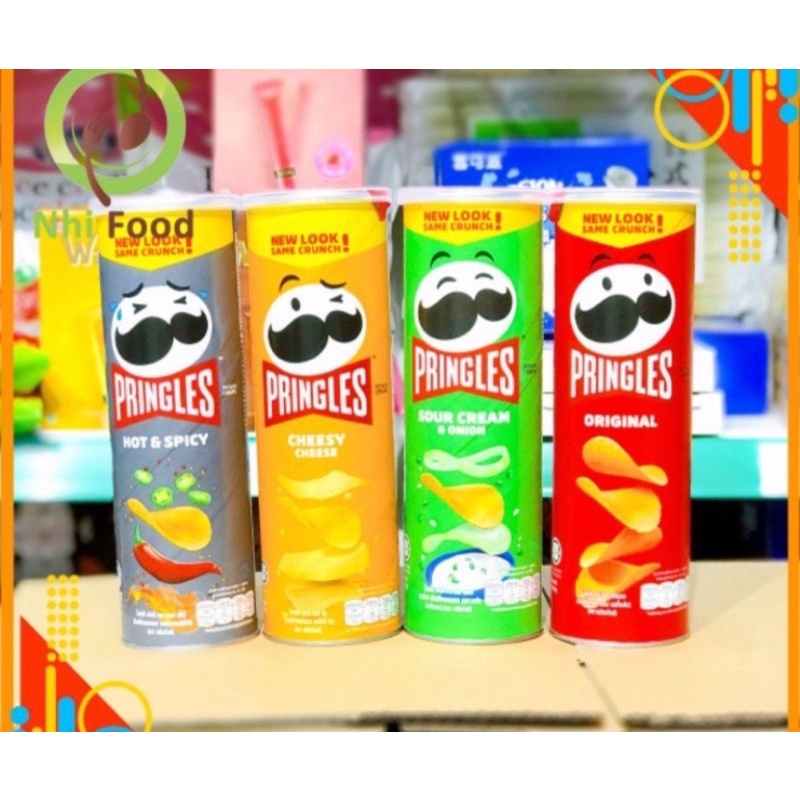 KHOAI TÂY LON PRINGLES 107Gr CỦA MỸ