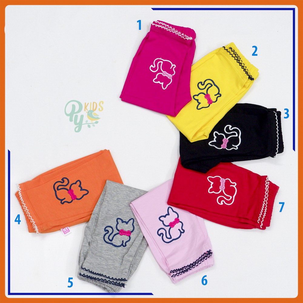 Quần legging dài/ quần bó dài cho bé gái từ 5-35 kg, cotton chính phẩm thêu lai bao đẹp