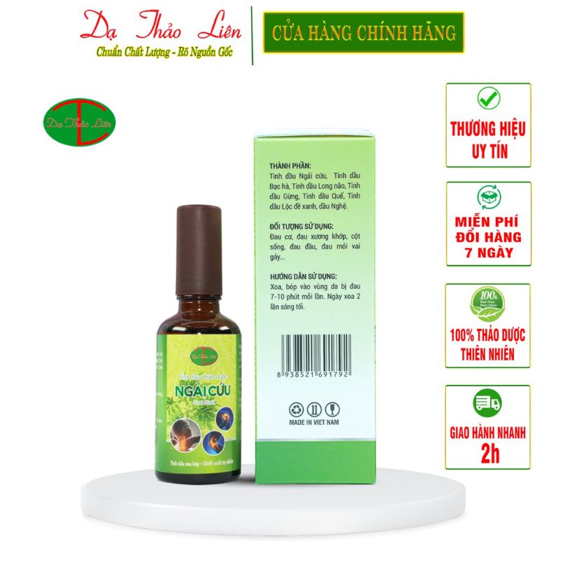 Tinh dầu ngải cứu Dạ Thảo Liên 100% thảo dược thiên nhiên 50ml