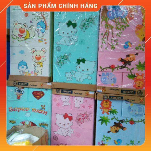 [Hoả tốc 1H-Lỗi 1 đổi 1] Tủ nhựa Song Long 5 tầng 6 ngăn cao cấp, Hàng chính hãng - Bảo hành 6 tháng