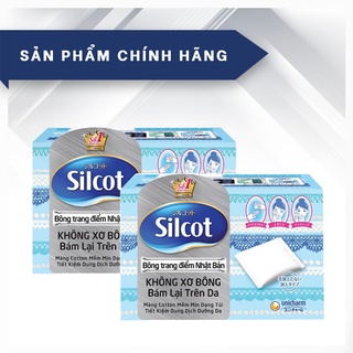 Combo 2 Bông tẩy trang Silcot hộp 82 miếng