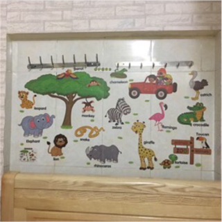 Decal dán tường mẫu cây đa