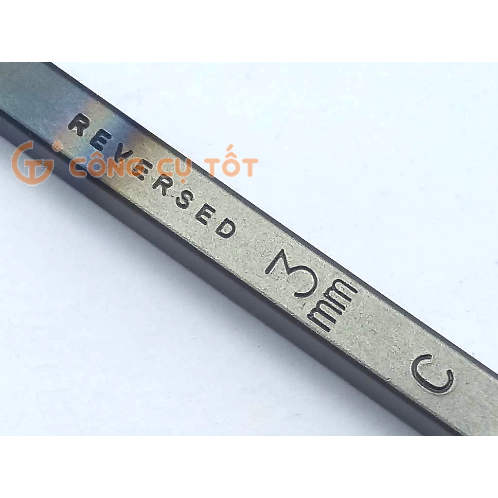 Bộ đóng chữ ngược TOP  đóng chữ nổi trên bề mặt kim loại