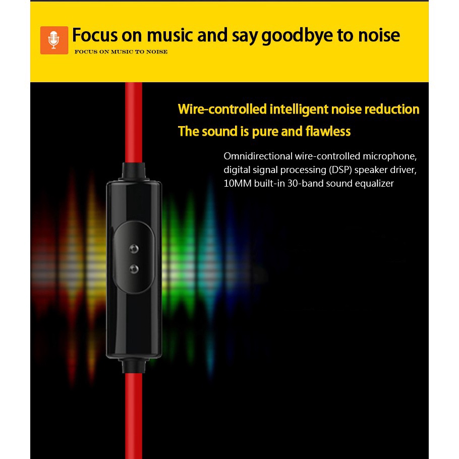 Tai Nghe Nhét Tai Bằng Kim Loại HD Chống Ồn Kèm Mic Mp3 HIFI