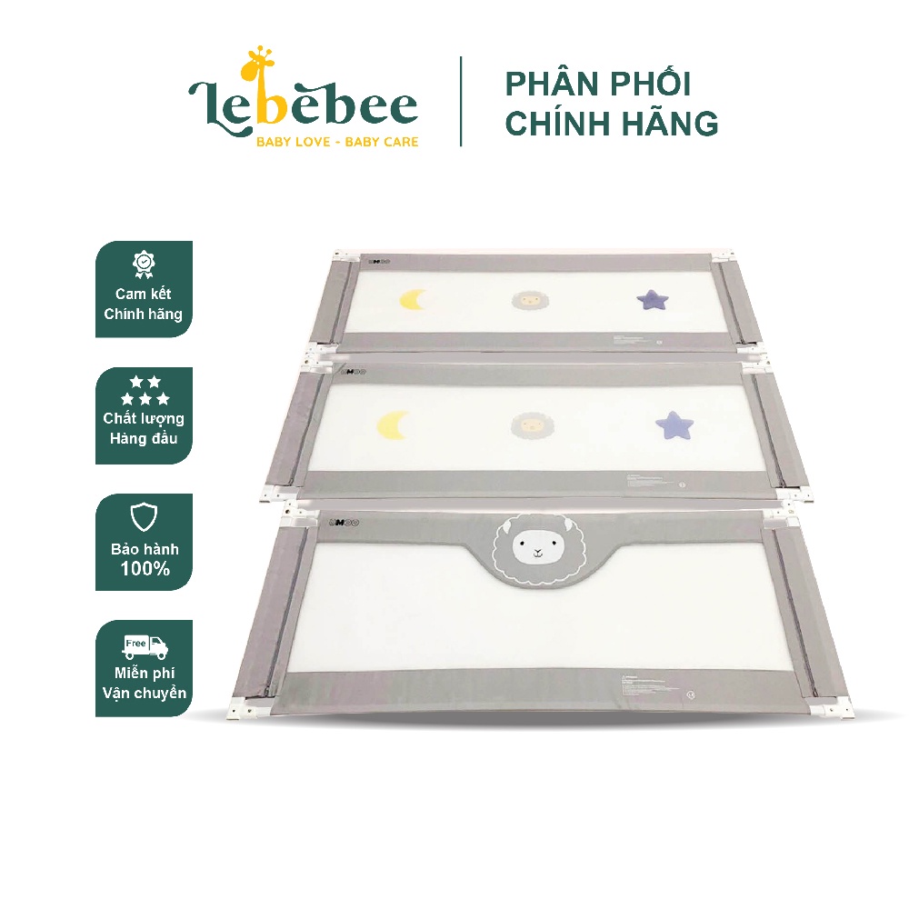 Thanh chặn giường dạng trượt Umoo an toàn cho bé - Lebebee