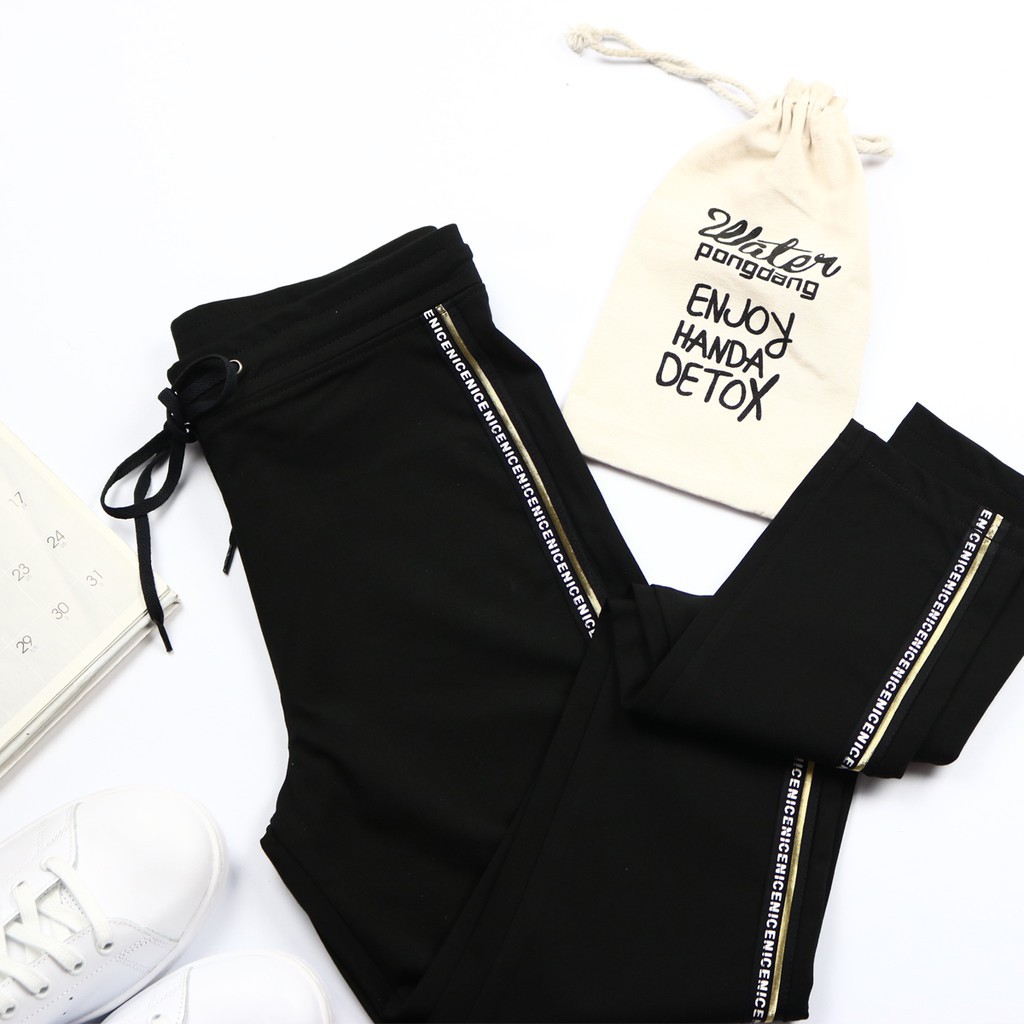 [ ẢNH THẬT] quần legging sọc NICE co giãn thoải mái đủ size 40-75kg | BigBuy360 - bigbuy360.vn