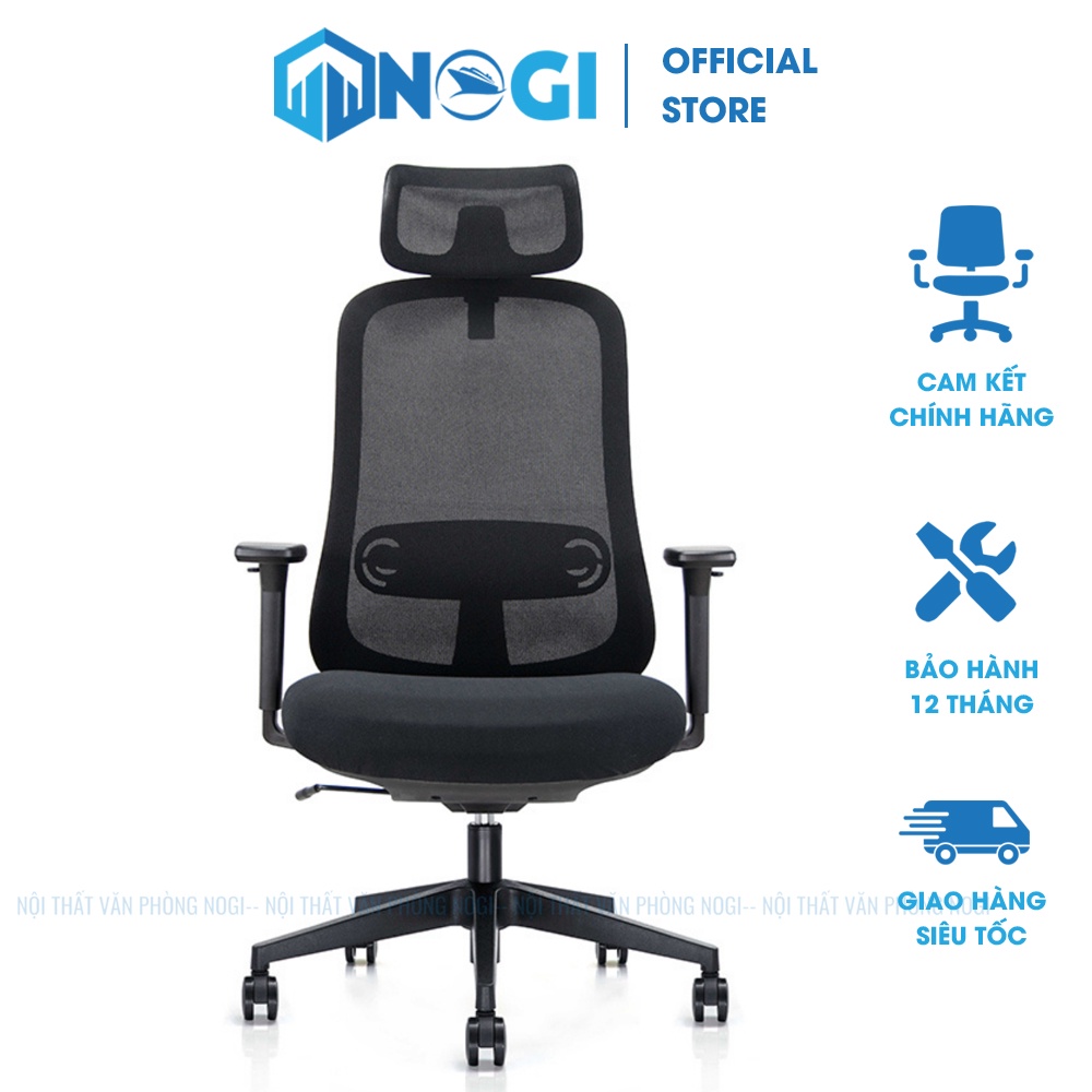 Ghế công thái học NOGI  ERGONOMIC KURAMA GD44TD , ghế văn phòng , gaming cao cấp thiết kế thông minh