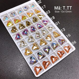 🐾ĐÁ NAIL🐾  Đá khối sz to trái tim túi 5v - T.TT