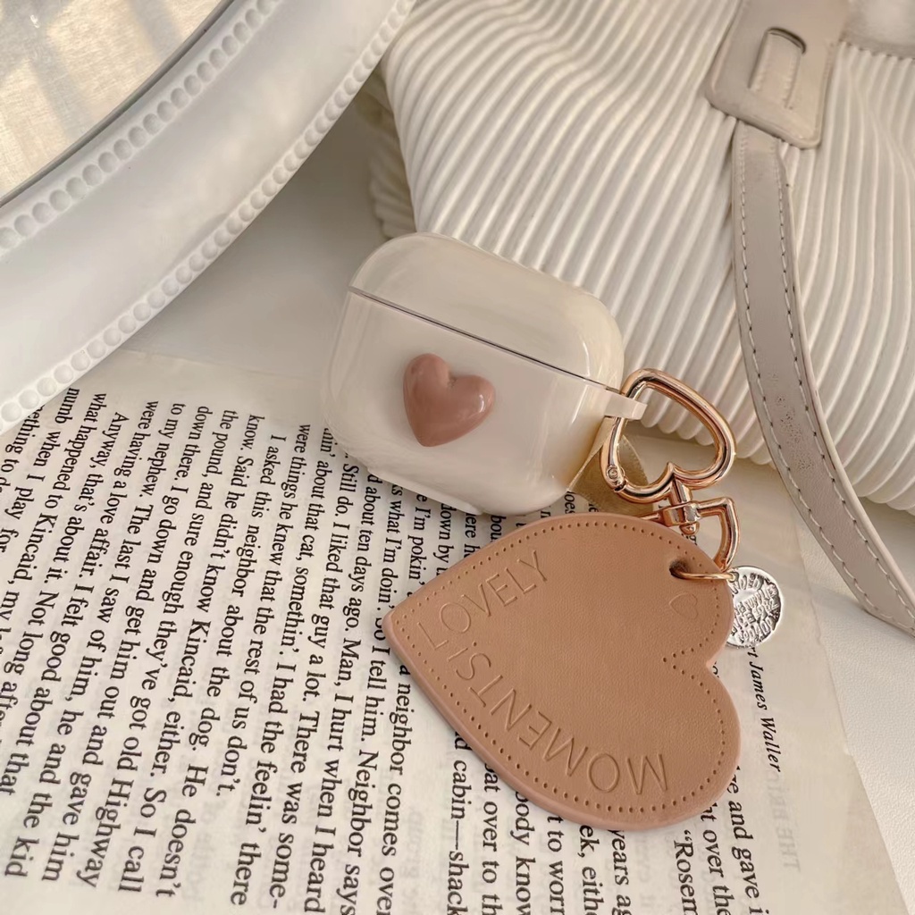 Vỏ Bảo Vệ Hộp Sạc Tai Nghe Airpods 1 2 Pro 3 Họa Tiết Gấu Nâu Đơn Giản Thời Trang