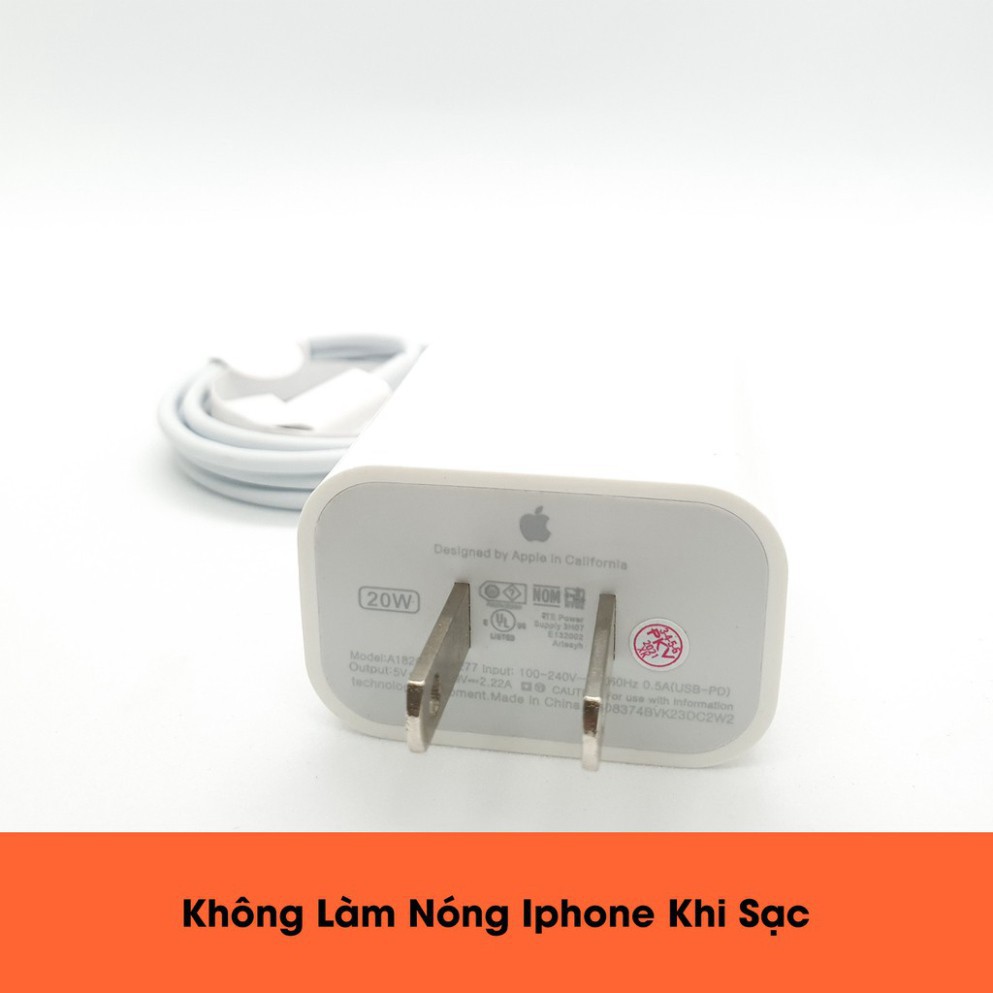 💥Bộ Sạc Nhanh Iphone 20W💥 Sử Dụng Cho Iphone 11/11 Pro/11 Pro Max/7/7 Plus /8 /8 Plus/ X /Xs/Xs Max bảo hành 12 tháng