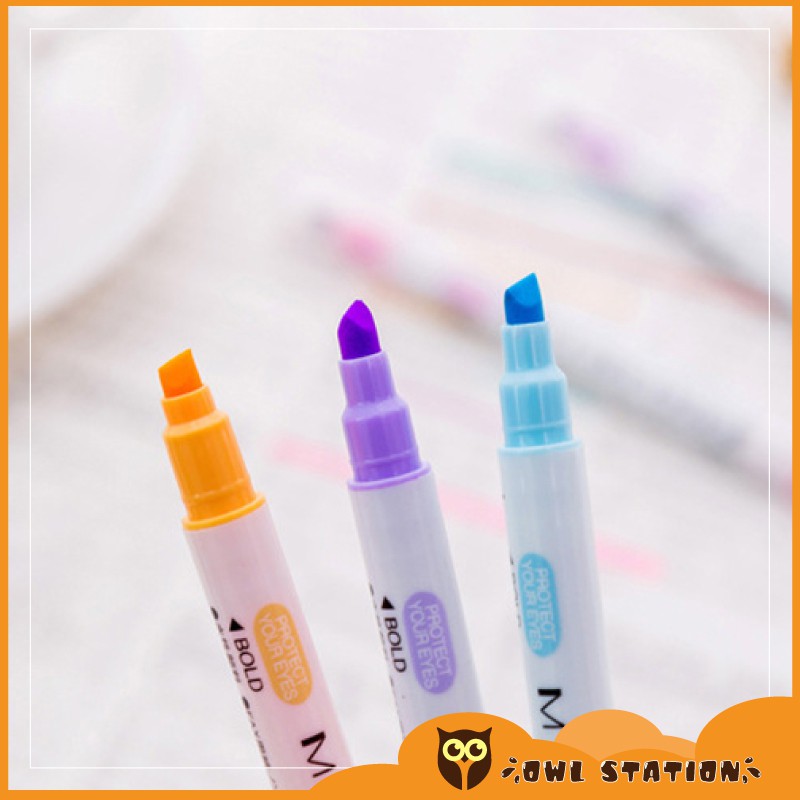 [Lẻ] Bút highlight 2 đầu MILK LINER HIGHLIGHTER PEN