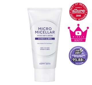 Sữa rửa mặt micro micellar của Happy Bath