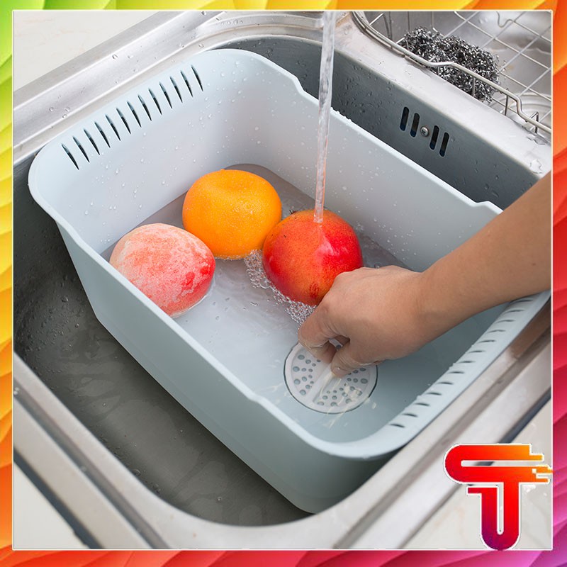 Chậu rửa đa năng có nút xoay thoát nước - T3A5