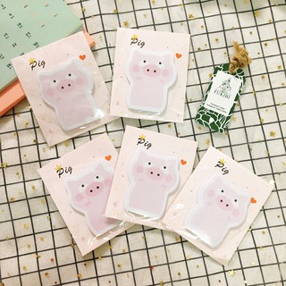 GIẤY NOTE HEO HỒNG ĐÁNG YÊU ẢNH THẬT